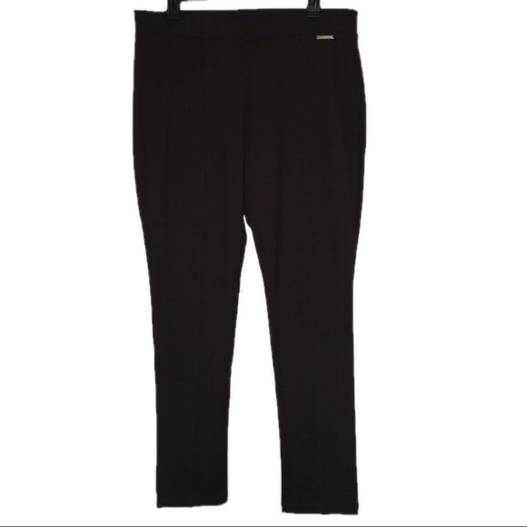 Micheal Kors Knit Pull On Stretch Brown Pants L - Picture 2 of 7